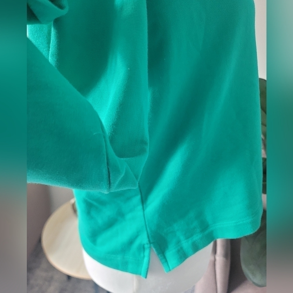 J.crew Women's Cotton Green Hoddie Casual Streewear Size small.. - Picture 9 of 14